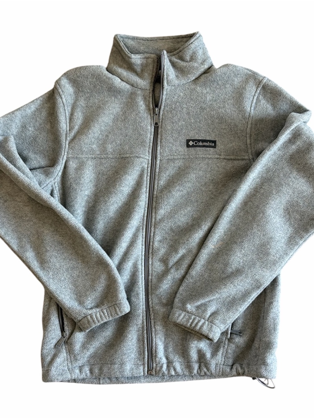 Columbia adult' Gray Full-Zip Fleece Jacket